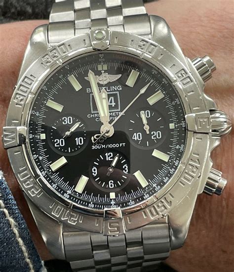 breitling blackbird u8049|Breitling blackbird 44mm.